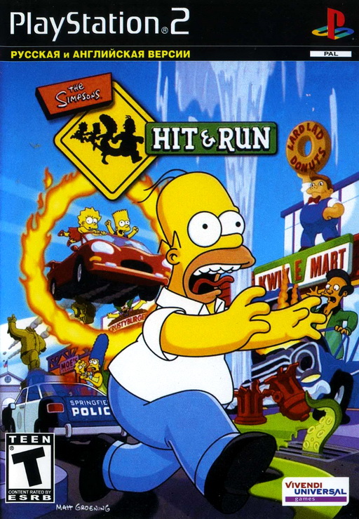 [PS2] The Simpsons: Hit & Run [Full RUS/ENG|NTSC]