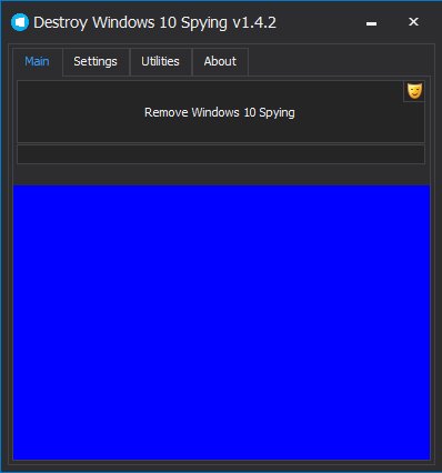 Destroy Windows 10 Spying 1.4.2 [Rus/Eng]